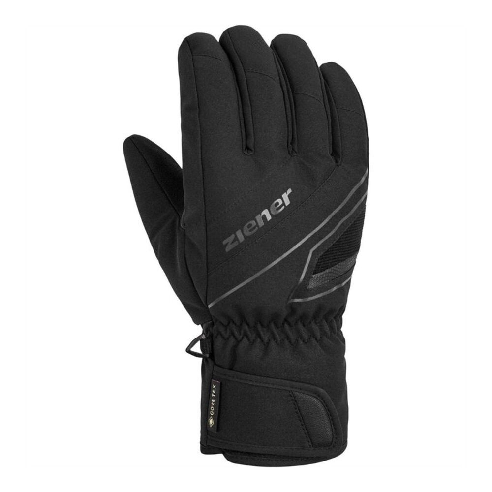 Ziener Mens GORE-TEX Ski Gloves / Black